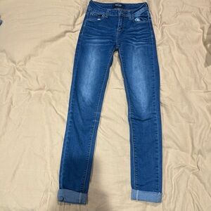 Wax Jean Women's Dark Blue Skinny Jeans